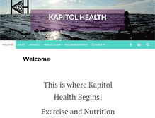 Tablet Screenshot of kapitolhealth.com